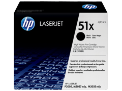 HP 51X Yüksek Kapasiteli Siyah Orijinal LaserJet Toner Kartuşu (Q7551X)