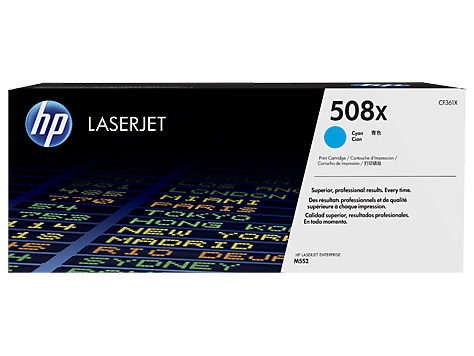 HP 508X Yüksek Kapasiteli Mavi Orijinal LaserJet Toner Kartuşu (CF361X)