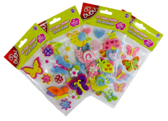 Bu-Bu 3D Keçe Sticker Çiçek+Hayvan Modelleri
