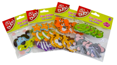 Bu-Bu 3D Keçe Sticker Hayvan Kafaları