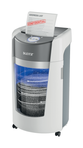 Leitz IQ OptiMax Office Mikro Kesim 8360 Evrak İmha Makinesi P5 35L