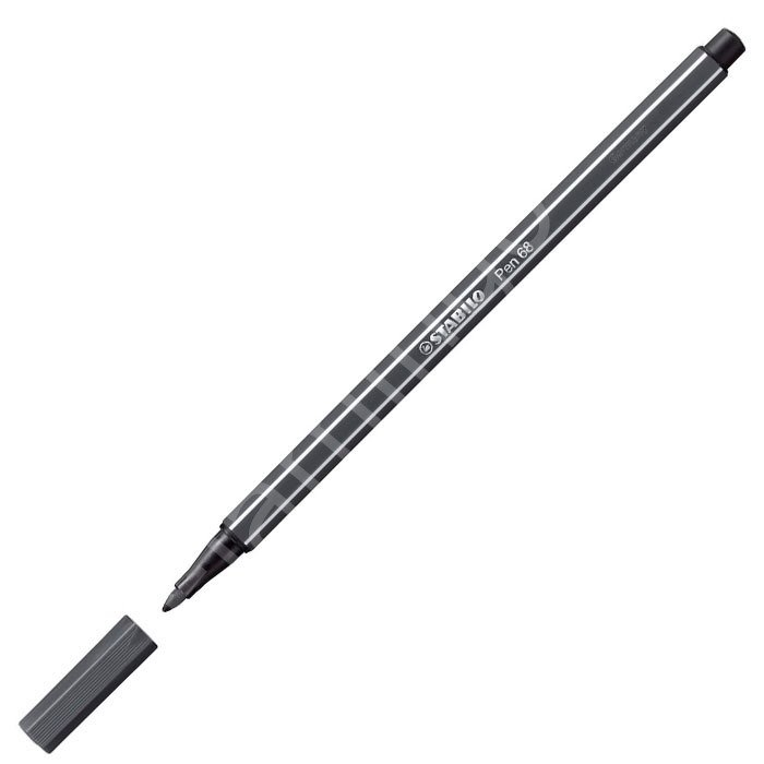 Stabilo Pen 68 Keçeli Kalem Füme