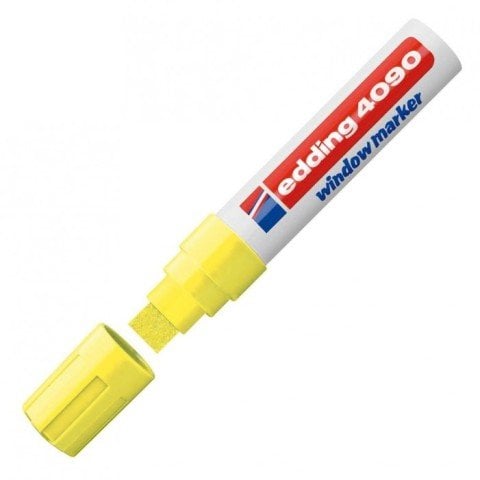 Edding 4090 Cam Kalemi Fosforlu Sarı