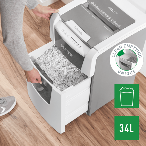 Leitz IQ Evrak İmha Makinesi 8011 AutoFeed 100 P4