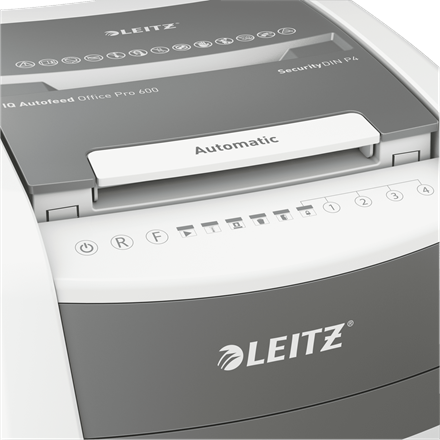 Leitz IQ Auto Feed 8017 Otomatik Evrak İmha Makinesi  Pro 600 P4