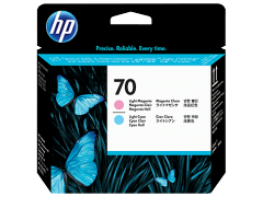 HP 70 Açık Macenta ve Açık Camgöbeği DesignJet Baskı Kafası (C9405A)