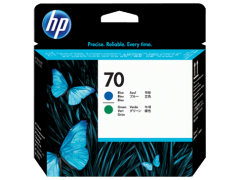 HP 70 Mavi ve Yeşil DesignJet Baskı Kafası (C9408A)