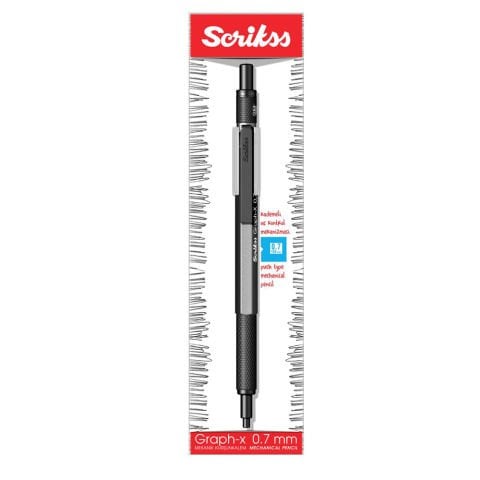 Scrikss Graph-X Mekanik Kurşun Kalem 0.7 Antrasit