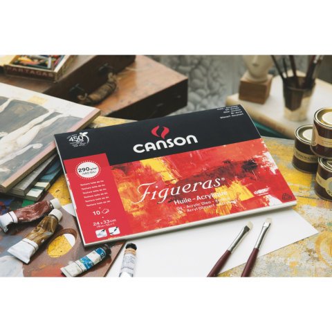 Canson Figueras Yağlı Boya Blok 19x25 290gr.10 Sayfa