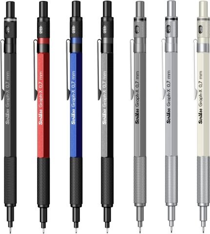 Scrikss Graph-X Mekanik Kurşun Kalem 0.7 Kurşun Saten Gri