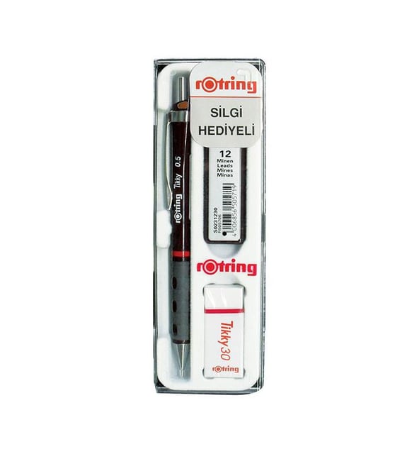 Rotring TIKKY Mekanik Kurşun Kalem Okul Seti 0.5 Bordo