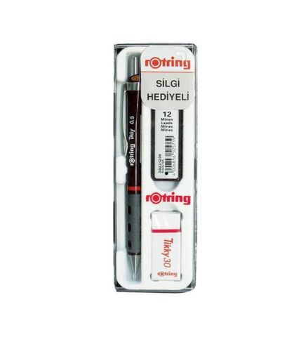 Rotring TIKKY Mekanik Kurşun Kalem Okul Seti 0.5 Bordo