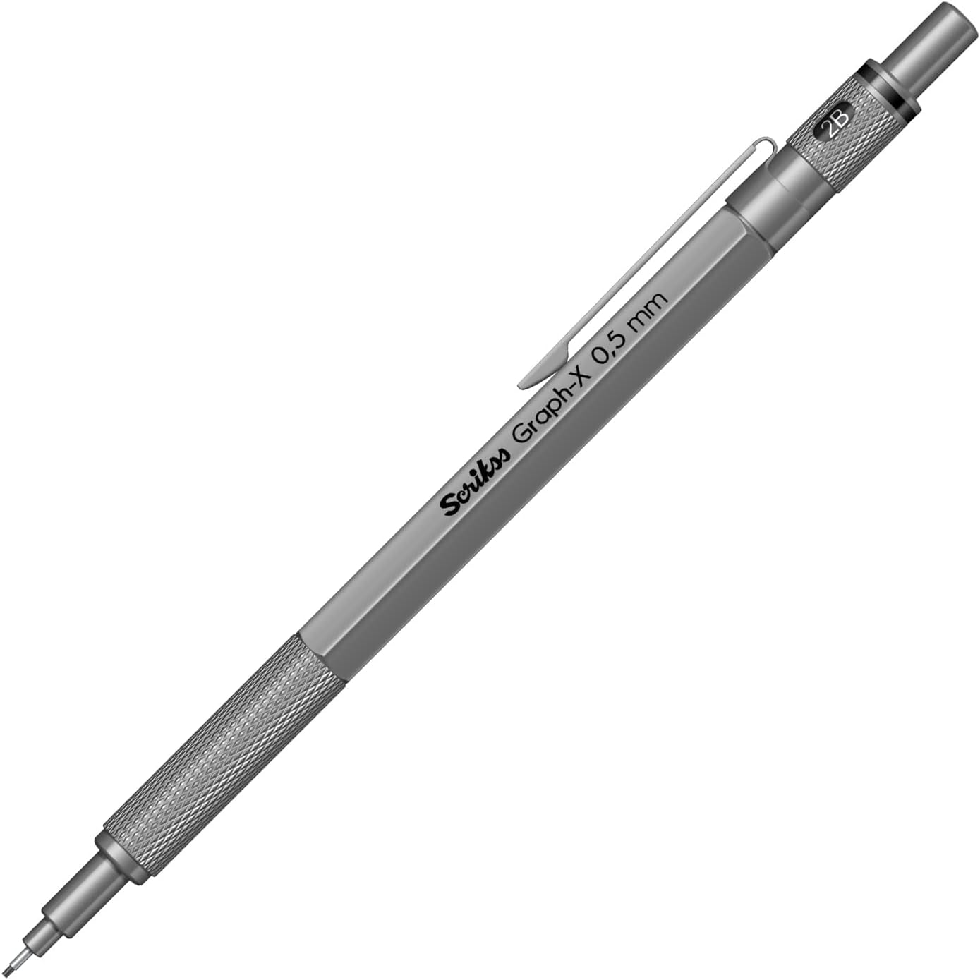 Scrikss Graph-X Mekanik Kurşun Kalem 0.5 Kurşun Gri
