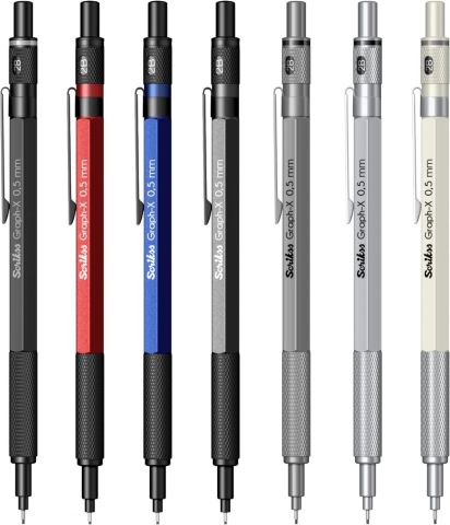 Scrikss Graph-X Mekanik Kurşun Kalem 0.5 Kurşun Gri