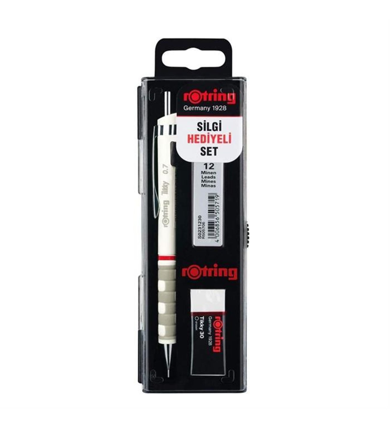 Rotring TIKKY Mekanik Kurşun Kalem Okul Seti 0.7 Beyaz