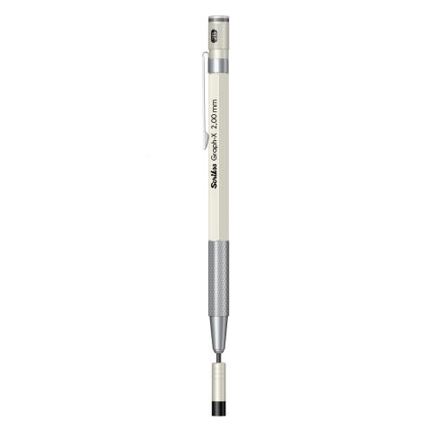Scrikss Graph-X Mekanik Kurşun Kalem 2.0mm Mat Beyaz