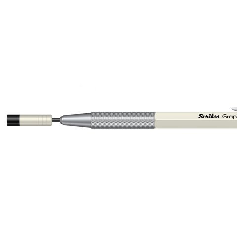 Scrikss Graph-X Mekanik Kurşun Kalem 2.0mm Mat Beyaz