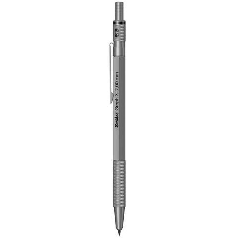 Scrikss Graph-X Mekanik Kurşun Kalem 2.0mm Saten Gri
