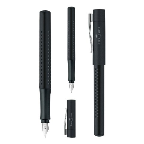 Faber Castell Grip Dolma Kalem Siyah M Uç
