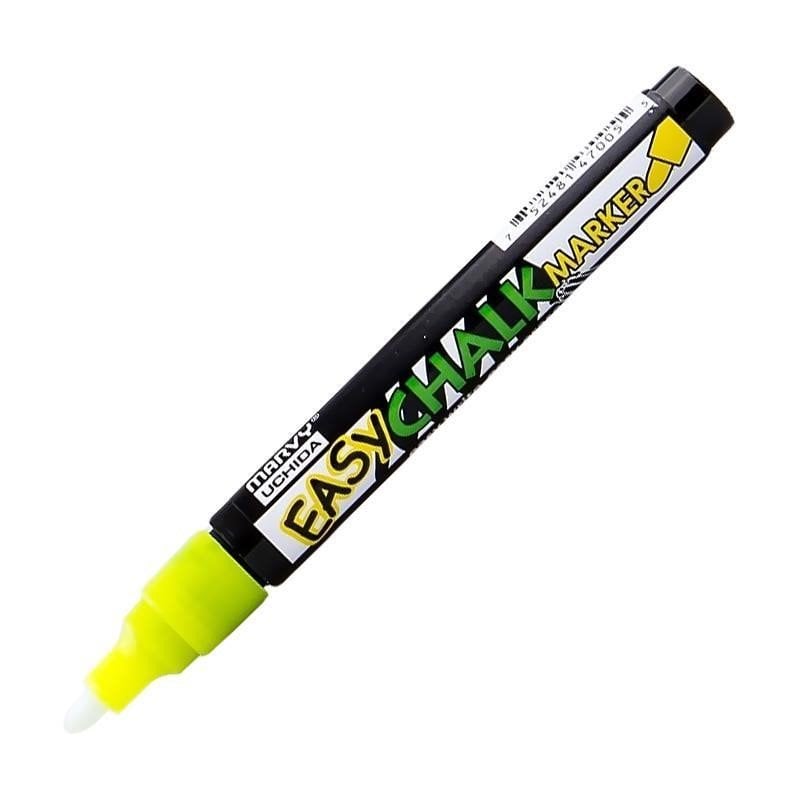 Marvy 470 Easy Chalk Marker Sıvı Tebeşir Kalemi Fosforlu Sarı