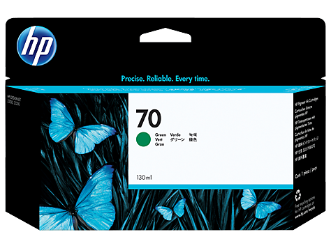 HP 70 130 ml Yeşil Mürekkep Kartuşu (C9457A)