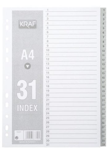 Kraf Separatör 1-31 Rakam
