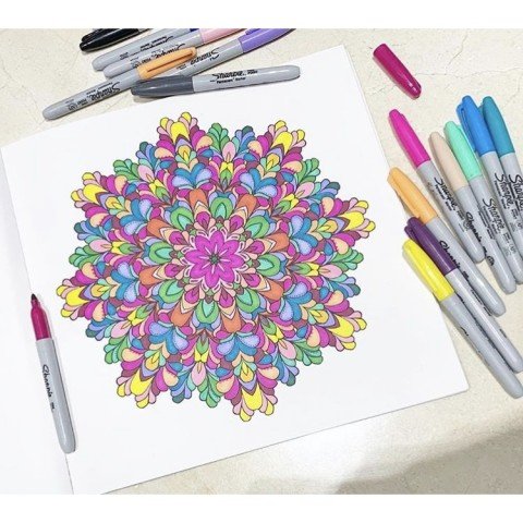 Sharpie Permanent Kalem Seti Fine Uç 20 Renk Gergedan