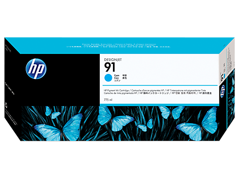 HP 91 775 ml Pigment Camgöbeği Mürekkep Kartuşu (C9467A)