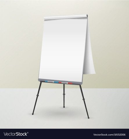 Kraf Flıpchart Kağıdı Yapışkanlı 635X762mm 30 yp