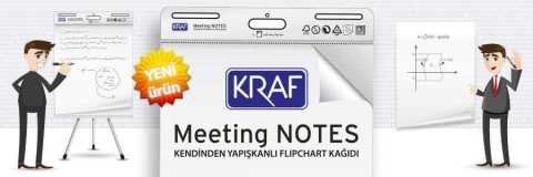 Kraf Yapışkanlı Flipchart Kağıdı Askılı 64x90-30 Yaprak