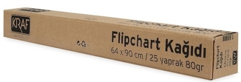 Kraf Rulo Flipchart Kağıdı Askılı 64x90-25 Yaprak