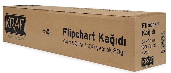 Kraf Rulo Flipchart Kağıdı Askılı 64x90-100 Yaprak