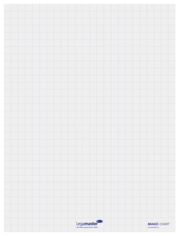 Legamaster Magic Chart Kağıdı Yapışkanlı Kareli 60x80-25 Yaprak