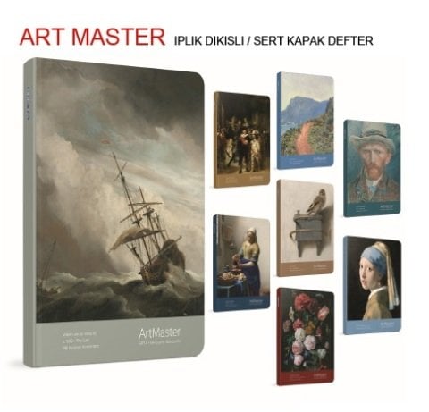 Art Master 17x24 Sert Kapak Defter 120yp.Çizgili