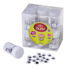 Bu-Bu Siyah Oynar Göz 12mm