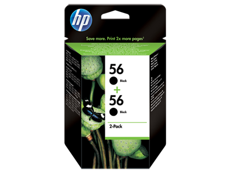 HP 56 2'li Paket Siyah Orijinal Mürekkep Kartuşları (C9502AE)