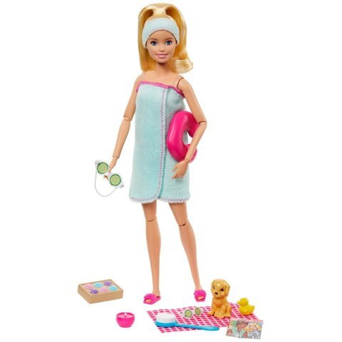 Barbie Spa Günü Bebekleri Sarışın Gjg55