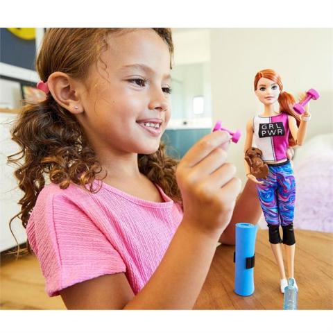 Barbie Spa Günü Bebekleri Kızıl GJG57