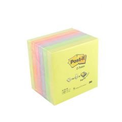 Post-it® Z-Not, Neon Renkler, 100 yaprak, 76x76mm ,6'lı paket