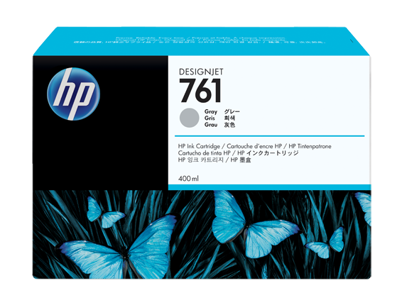 HP 761 400 ml Gri DesignJet Mürekkep Kartuşu (CM995A)