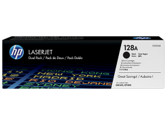 HP 128A 2'li Paket Siyah Orijinal LaserJet Toner Kartuşları (CE320AD)