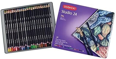 Derwent Studio Renkli Kalem Seti 24 Renk