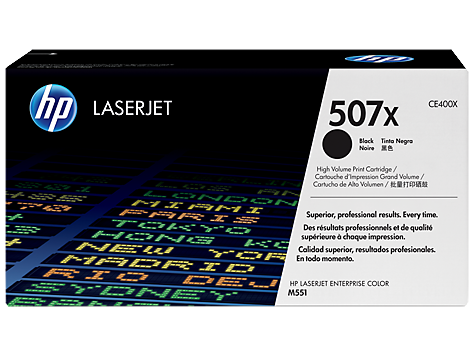 HP 507X Yüksek Kapasiteli Siyah Orijinal LaserJet Toner Kartuşu (CE400X)