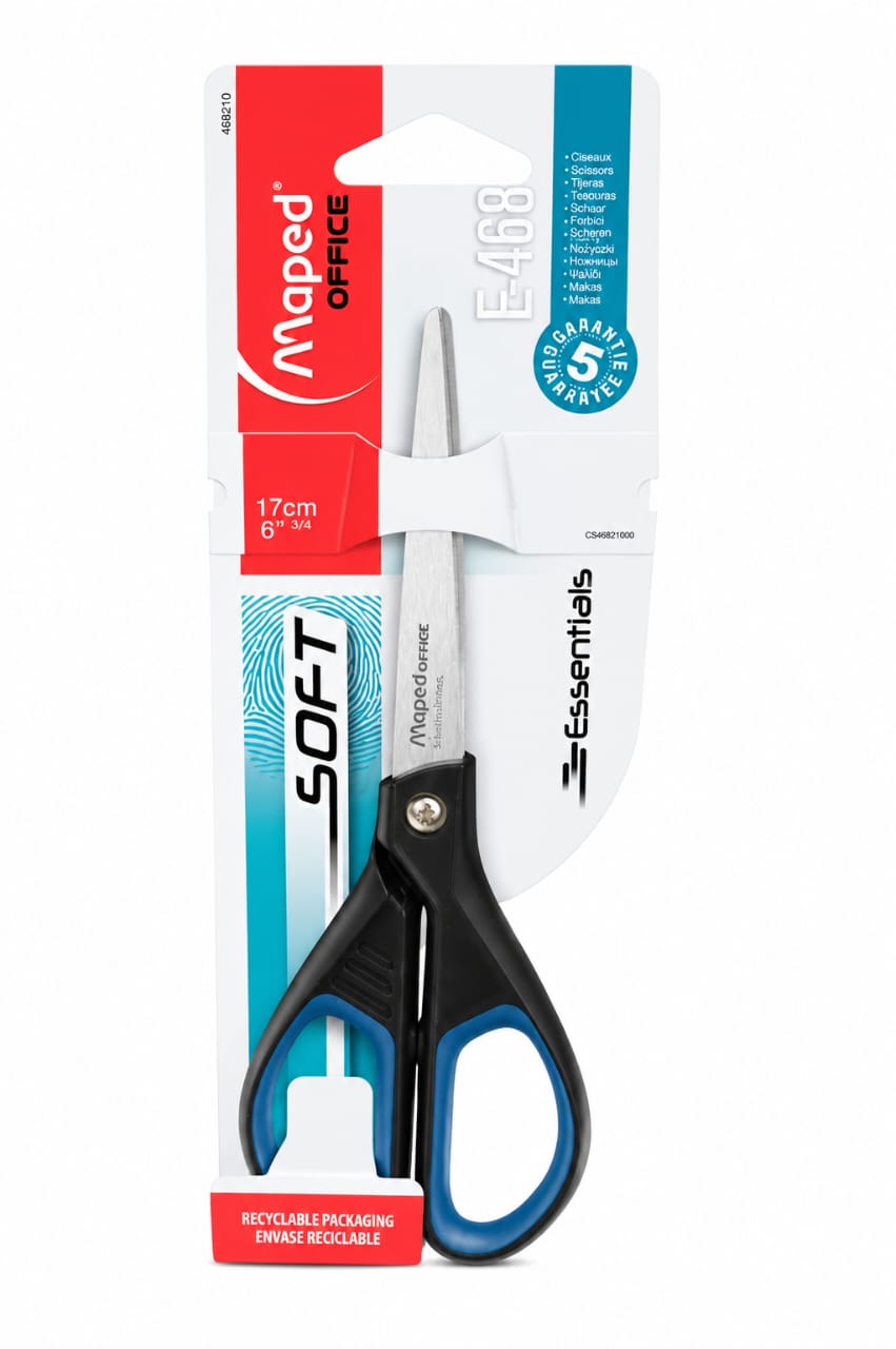 Maped Office Soft Makas 17 cm Ergonomik Ofis Makası