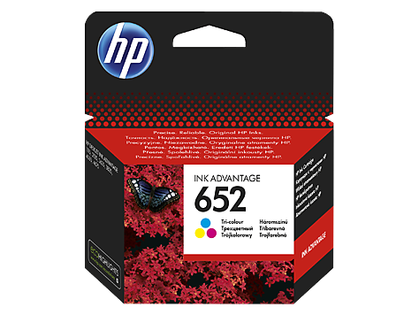 HP 652 Üç Renkli Orijinal Ink Advantage Kartuş (F6V24AE)