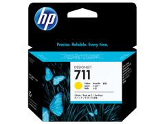 HP 711 3'lü Paket 29 ml Sarı DesignJet Mürekkep Kartuşları (CZ136A)