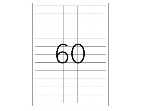 Tanex TW-2260 Laser Etiket 40x24mm