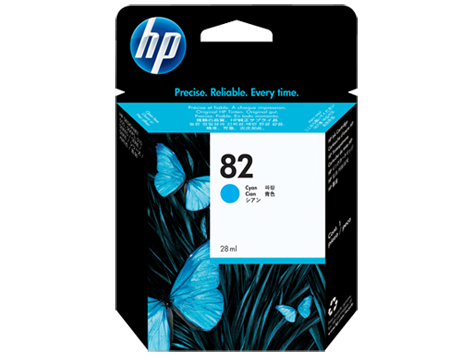 HP 82 28 ml Camgöbeği DesignJet Mürekkep Kartuşu (CH566A)