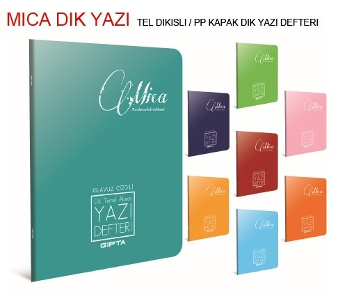 Mica A4 Güzel Yazı Defteri PP Kapak Rehber Çizgili