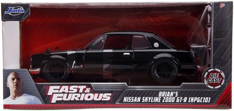 Fast&Furious Brian's Nissan Skyline 2000GT-R 1:24 Model Araba